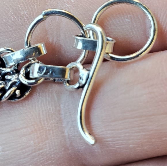 New Mosaic Jasper 925 Silver Bangle Bracelet. - Picture 6 of 14